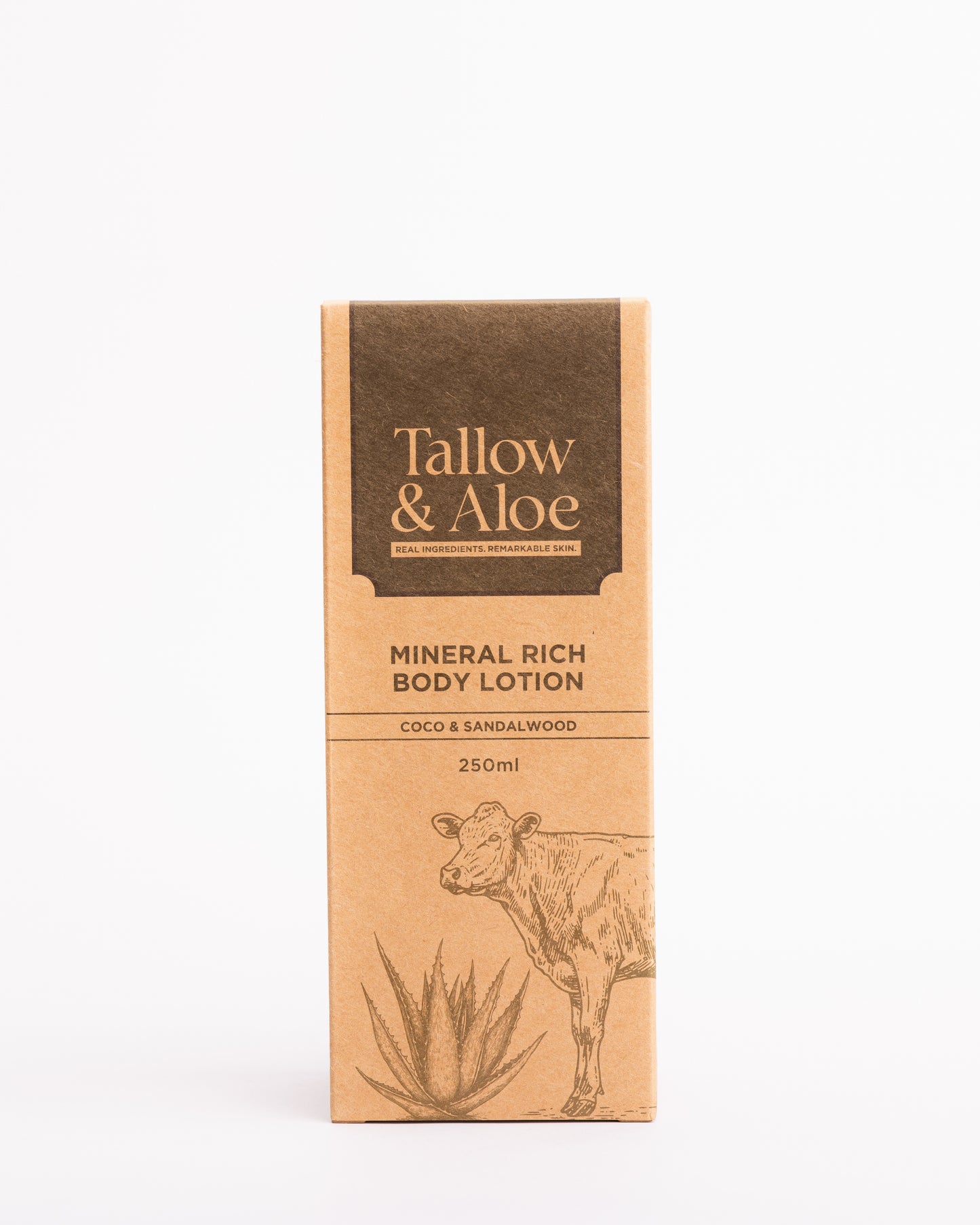 Tallow & Aloe Body Lotion, Coco & Sandalwood, 250ml